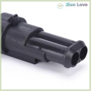 Jion Love 10 Kits 2 Pin Way Sealed Waterproof Electrical Wire Connector Plug Car Auto Sets