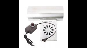 btnx DC24V Stepless Speed-Regulated Heating Stove Exhaust Inducer Fan 9Y3K6