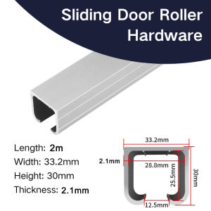 COD Sliding Door Roller Gate Roller Set 80kg with 2 Meter Track