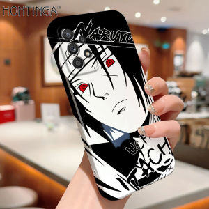 Hontinga All-inclusive Film Casing For Samsung Galaxy A51 A52 A52S 5G 4G A53 5G Case Korean film Phone Case Anime Sketch Black White Naruto Back Casing lens Protector Design Hard Cases Shockproof Shell Full Cover Casing For Girls
