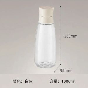 Food Grade Glass /pp Container Bottle with Filter for Coffee Cold Brew Tea Fruit Beverage