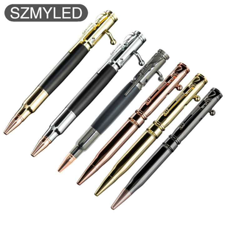 1.0mm Bolt Action Pen Multifunctional Metal Ballpoint Pen For Students