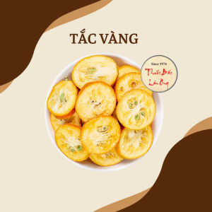 Quất vàng sấy lạnh 100g tắc vàng khô sấy thăng hoa thơm đẹp - Lãn Ông