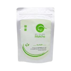 Fuji Matcha Xuân CHINHSON - Bột Trà Xanh Nguyên Chất Pha Chế Đồ Uống Làm Bánh Kẹo Đắp Mặt