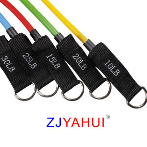 จัดส่งจากประเทศจีน [BIN] ชุดเชือกฟิตเนส ชุดยางยืดต้านทาน  D สายรัดออกกำลังกายโยคะ สายยืด 11 ชุดชิ้น