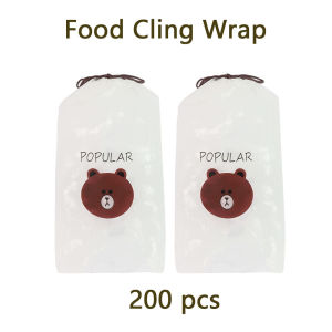 Food Cling Plastic Wrap Storage Wall-mounted Elastic Fresh Keeping Bag Food Cover Stretch Bowl Lids Kitchen-152c4c8b