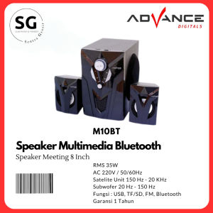 Advance Speaker Aktif M10 BT Bluetooth Subwoofer Bass Xtra Power / M10BT / M 10BT Subwoofer Bass Xtra Power Sound Speaker with FM Radio MP3 Speker Aktif Bass Woofer