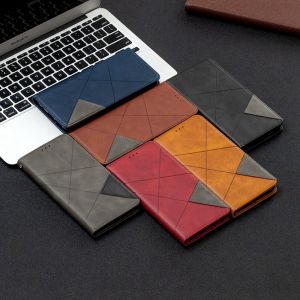 เคสโทรศัพท์สำหรับ Samsung Galaxy A04S, A14, A04, A34, A54 กระเป๋าสตางค์หนังนุ่มแม่เหล็ก 5G, ช่องเสียบบัตรปลอกเคสที่พับปิดได้