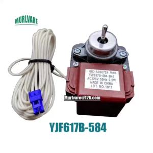 อุปกรณ์ตู้เย็นคอนเดนเซอร์พัดลมระบายความร้อน YJF617B-584 2.5วัตต์มอเตอร์สำหรับซันโยตู้เย็นตู้แช่แข็งตู้แสดง