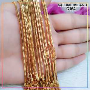Cute Jewelry kalung dewasa milano perhiasan lapis emas C164