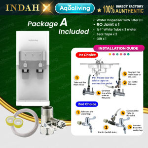 Aqualiving Mild Alkaline Water Dispenser Hot Normal Cold Lumi-W with 4 JAKIM Halal & Sirim Water Filter Water Purifier