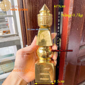 Tháp Ngũ Hành Bằng Đồng Cao 19cm Nặng 07kg Màu Vàng - Hóa Giải Sao Ngũ Hoàng