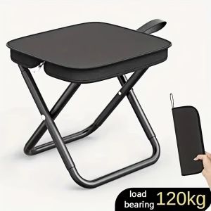 MAKERVY Siêu nhẹ Ghế xếp Ổn định Đa chức năng Ghế câu cá Chịu tải mạnh Ghế đẩu đựng bút dành cho câu cá đi bộ đường dài