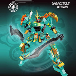 MEKANSM Model Robot Blok Bangunan Baja Mecha Mainan Anak-anak 4-Dalam-1