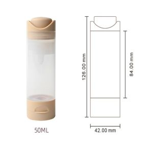 TANTUANG Leakproof Vacuum Travel Bottles Portable 50/80ml Cosmetic Liquid Dispenser Airless Pump Dispenser Cosmetic