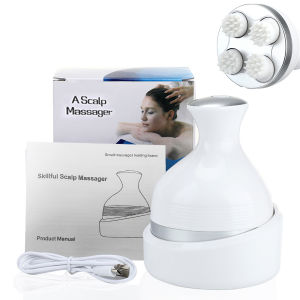 Xiaomi Youpin Electric Head Massager Body Health Care Shoulder Neck Deep Tissue Kneading 360° Rotation Massage Wireless Scalp Massager