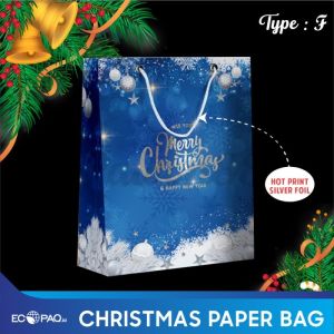 Paper Bag Natal - Paper Bag Christmas| 15x8x20 cm Varian (5 pcs)