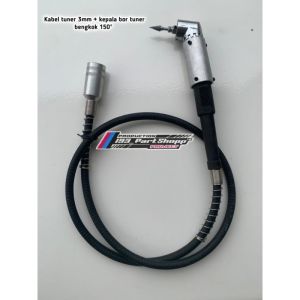 KEPALA Tuner bengkok 2 tak set kabel mini grinder 3mm MUDAH DAN EKONOMIS
