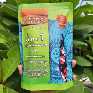 Pelet SENKUSHA KOI 300 Gram. Pakan BERKUALITAS ikan KOI Untuk Warna & Pertumbuhan
