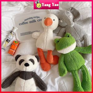 40cm Long-legged Frog Panda Plush Toy Elephant Chick Doll Stuffed Animal Sleeping Plushies Gifts for Child Girl