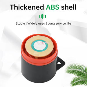 SFB-55 High-Decibel Active Buzzer Alarm &ndash 12V/24V DC & 220V AC with Leads for Alert Signals