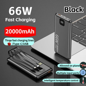 【Same Day Shipment】Powerbank 100000mAh  120W Super Fast Charge With 3 Cable Power Bank Big Battery Fast Charging Suitable for Apple/Android/Smartphones/Elderly/iPad Can be taken on the Plane