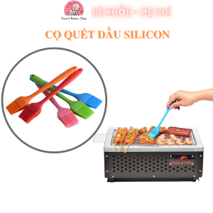 Cọ quét dầu chịu nhiệt Silicon an toàn cho người sử dụng ( size mini) ( giao màu ngẫu nhiên)