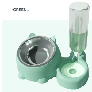 ชามดื่มแมวอัตโนมัติ ชามอาหารแมว ชามน้ำสำหรับสัตว์เลี้ยง ชามอาหารแมว ชามอาหารแมวขนาดใหญ่