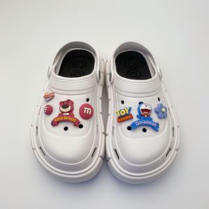 Crocs Charms Shoes Accessories DIY Resin Cute Cartoon Winnie Bear Doraemon Set Detachable Shoe Buckle for Crocs