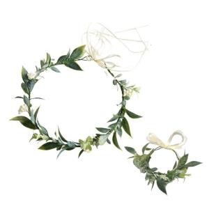 Bride Floral Headbands Flower Headbands Women Floral Garlands Crown Hair Wreath Bride Flower Crown For Wedding