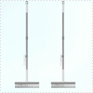 Crevice Brush Rotatable Crevice Cleaning Floor Brush Multifunction Dense Bristles Ergonomic Long Handle