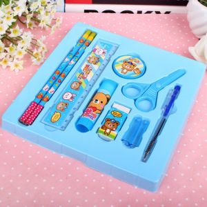 LD-A26 Alat Tulis Set 8in1 Karakter Stationery Kids / Paket Alat Tulis Anak TK / Set School Supplies for Child Writing Gift Eraser Ruler