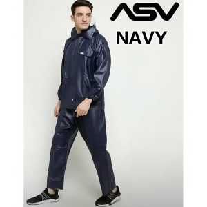 Jas Hujan ASV Setelan Baju Celana/Mantel Mantol Ujan Raincoat ASV Rubber Karet Stelan