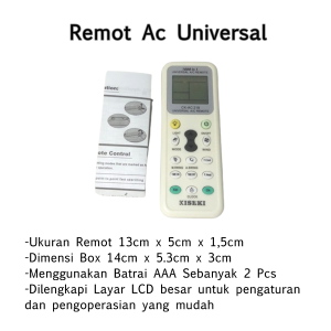Remot Remote Ac Multi Universal Kiseki CK-AC 218