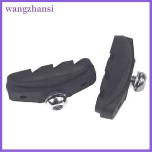 wangzhansi Road Bicycle Cycling Braking C-Brake Pads Blocks Holders Durable Rubber Shoes 50mm Caliper Pads