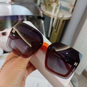 New Womens Frameless Fashion Uv-Proof Sunglasses H-Shaped Sun Glasses Square Sunglasses