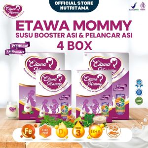 Etawamommy susu ibu hamil dan ibu menyusui paket 4 Box kemasan 250gram