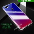 Ốp Oppo F9 Silicon dẻo trong suốt lồi 4 gốc chống sốc chống va đập lâu ố vàng. 