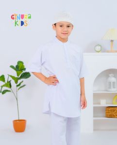 Setelan koko anak adam Gynurakids - Baju koko adam setelan lengan pendek