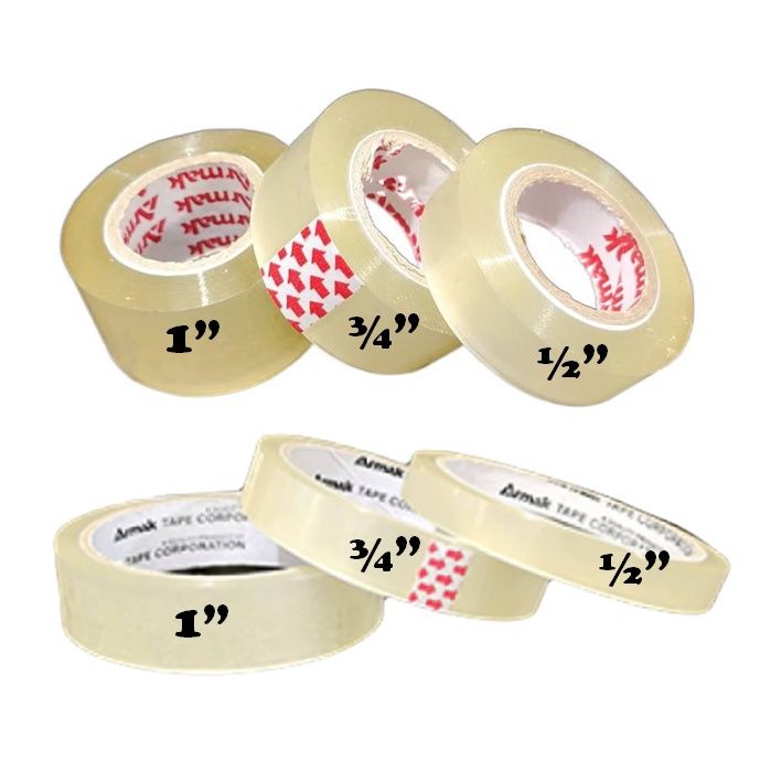 thumbnail image 2 of Uline S-3274 Crystal Clear Transparent Tape – 3/4 X 2,592 Inches (72 Yds) – Fits 3" Core 2 of 6