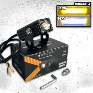 LAMPU TEMBAK FOGLAMP SQL / SOROT MINI GRILL MODEL SLIM / LAMPU TEMBAK MOTOR LAMPU SOROT MOSCOW BODY BESI POWER 15 WATT LAMPU TEMBAK DC 12 - 36 VOLT HIGH LOW JAUH DEKAT ( PUTIH KUNING ) LAMPU SOROT MINI GRIIL SLIM