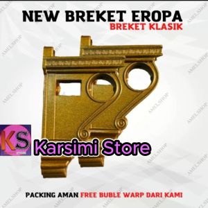Breket Penyangga Besi Batang Gorden Model EROPA 1 pcs