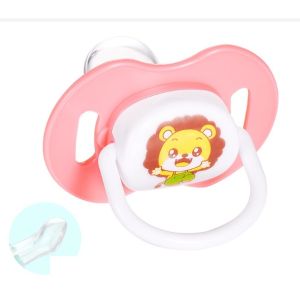 Aibeile Baby Baby Pacifier Soft Teether Soother Round Head Flat Head Nipple for Newborn BPA Free1/4pcs