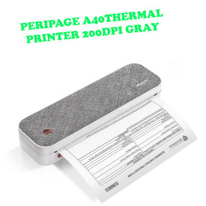 Peripage A40 Portable A4 Printer Mini Inkless Thermal Paper Wireless Bluetooth Phone Photo Printer Document Moving Office Tools