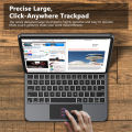 GOOJODOQ 5th Gen 2024 iPad Magic Keyboard with Case No need to Charge For iPad Air 4 5/Pro 11 Pro 12.9 10th Gen Wireless Charging Floating Bluetooth Keyboard with Touchpad. 