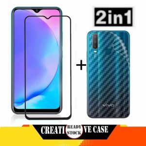 PROMO PAKET 2 IN 1 Tempered Glass VIVO V29e 5G / VIVO Y17s 2023 / VIVO Y12 / VIVO Y15 / VIVO Y17 Anti gores Kaca Pengiriman Cepat