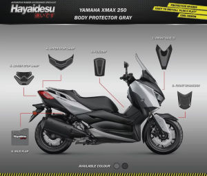 XMAX Full Set Cover Timbul Isi 12 Paket Stiker 3D Bahan Karet Lebih Tebal Aksesoris High Quality Variasi Modifikasi Motor Body Protector Design Trendy Warna Awet Tidak Luntur Sesuai Foto 100% Original Lentur Presisi Decals & Emblem