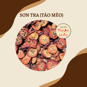 Sơn tra thái lát 500g (Táo gai sấy khô pha trà hỗ trợ tiêu hóa) - Lãn Ông
