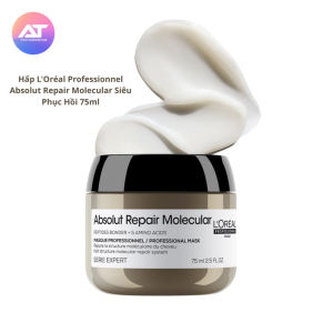 GộiDưỡng Chất Xả Hấp Dầu LOréal Absolut Repair Molecular Giúp Phục Hồi Và Tái Tạo Tóc Cấp Phân Tử