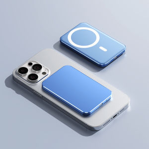 Metal Magnetic Powerbank For iphone Samsung External Battery Portable Charger Macsafe Power Bank Auxiliary Spare Battery